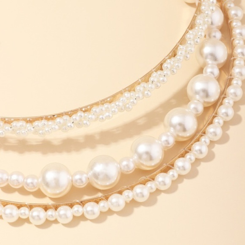 Simple pearl Hairband - Picture 3 of 3